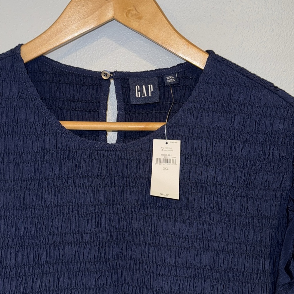 NWT GAP XXL navy blue dress